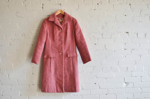 VOGUE 7003 : PINK WOOL COAT