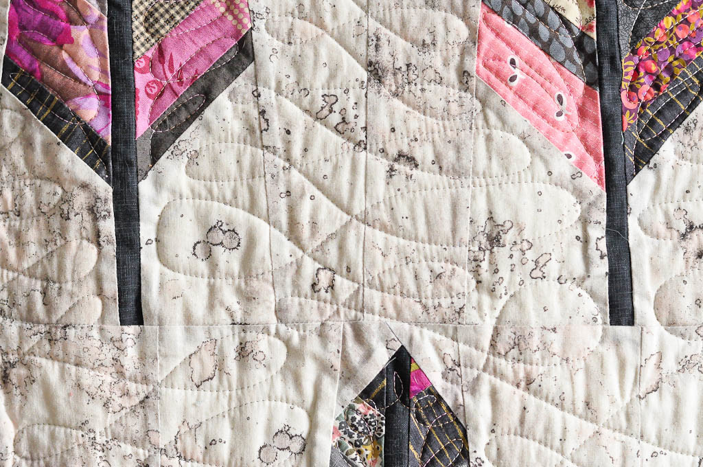 Feather Bed quilting detail