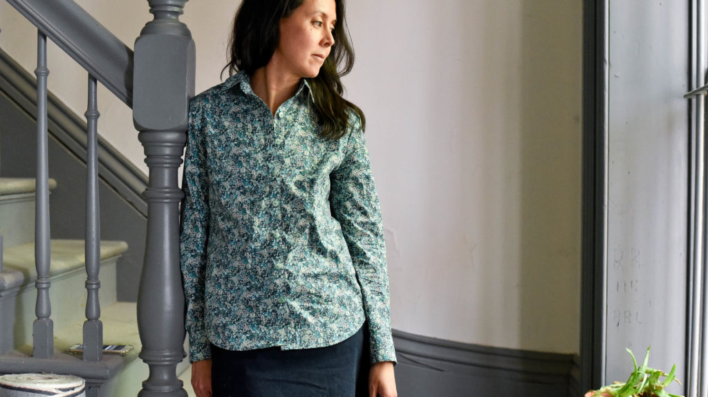 Grainline Archer Shirt : Liberty Chive