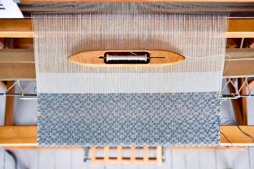 Heirloom Tea Towel weaving